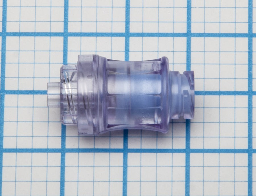 Injection site male luer lock