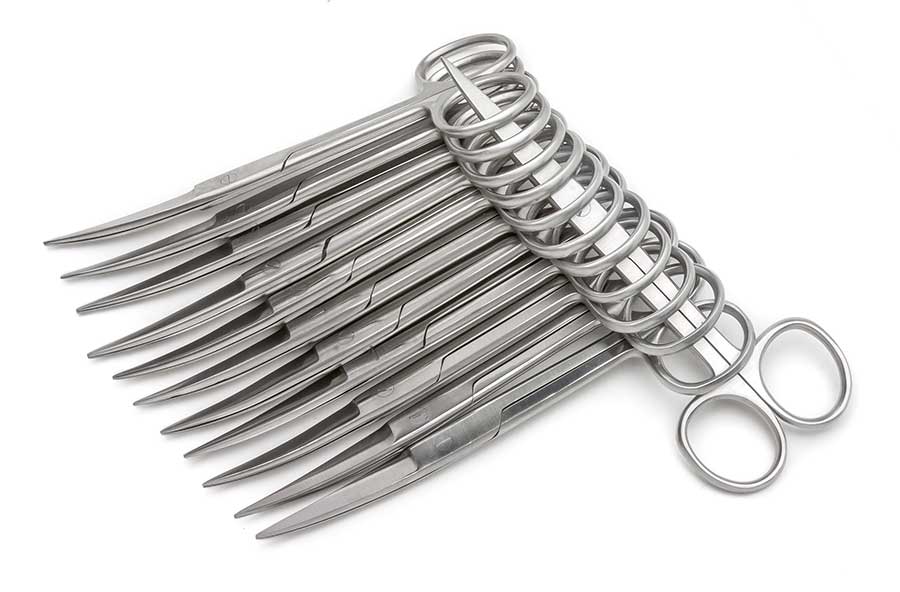 Operating Scissors, 14 cm, 12-pack, Disposable