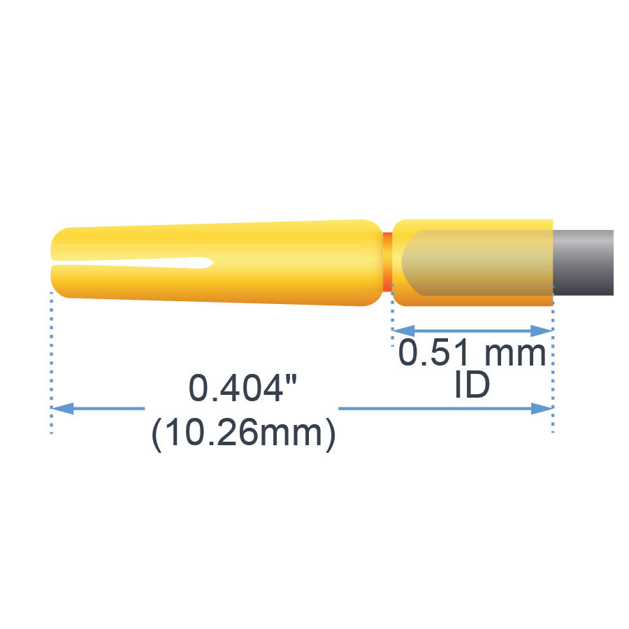 Gold-Plated Electrode Tips, pkg of 50
