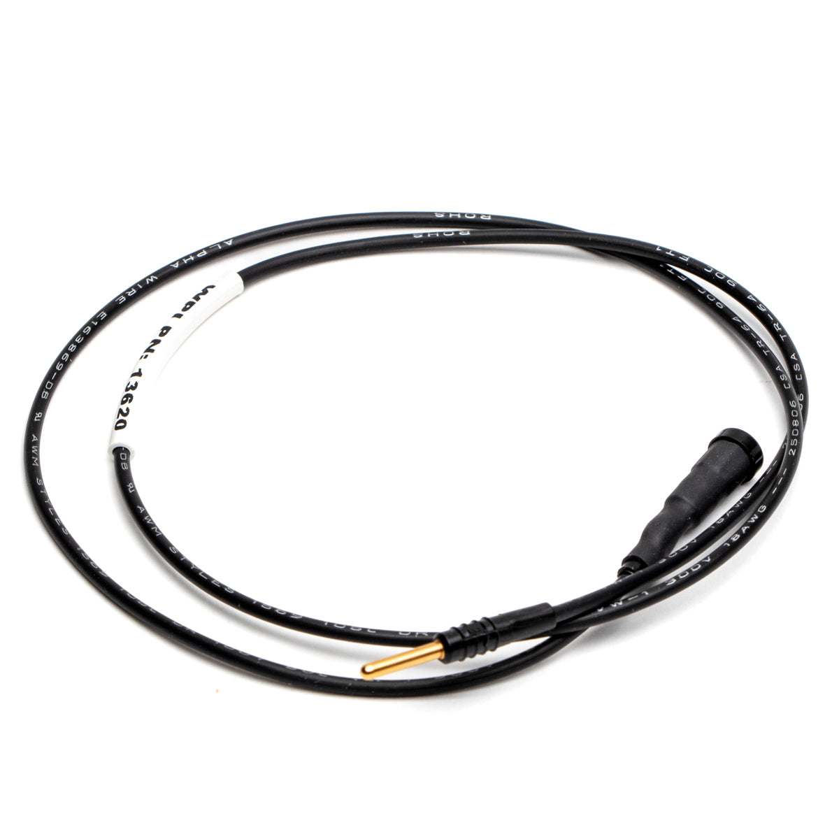 Low-noise cable for Microelectrode Holder, A : pin,  B : jack