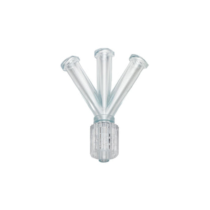 4-Port Infusion Y Swivel Thread, Pkg of 10