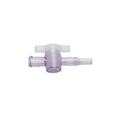 1-Way Stopcock - Luer Lock, Polycarbonate & Polyethylene, Pkg of 10