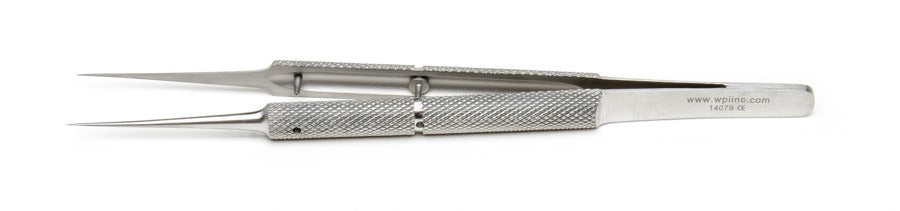 Round, Hollow Handled Forceps, Straight, 14cm