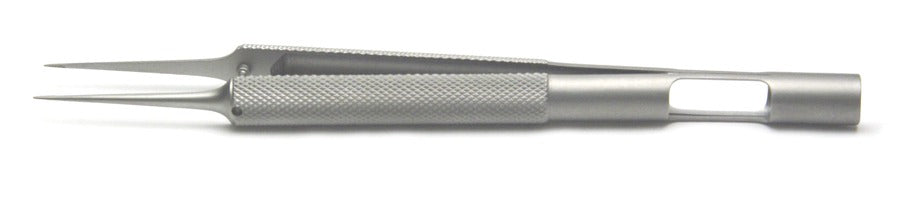 Round, Hollow Handled Forceps, Straight, 14cm