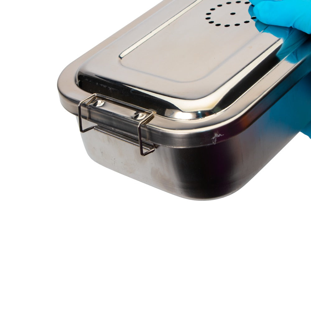 Instrument Sterilization Tray with Silicone Pads