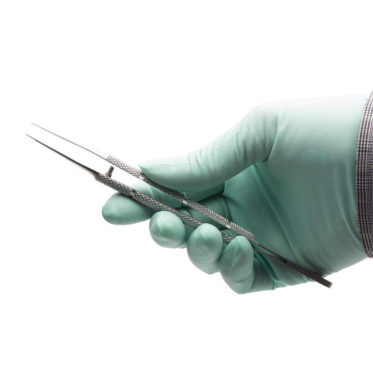 Round Hollow Handled Dilator Forceps, 14cm, 0.15mm tips