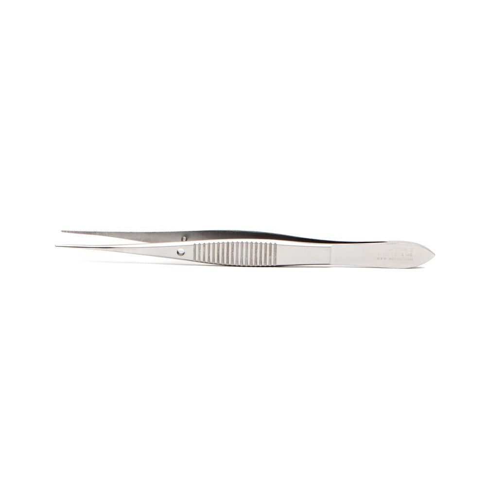 Iris Forceps, 10cm, Serrated Tips