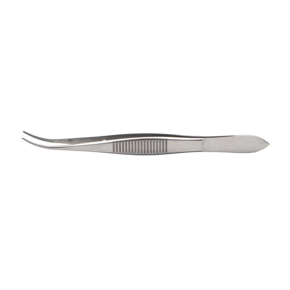Iris Forceps, 10cm, Serrated Tips