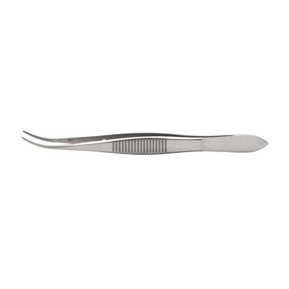 Iris Forceps, 10cm, Serrated Tips