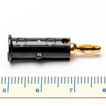 Black Insulated Mini Banana Plug