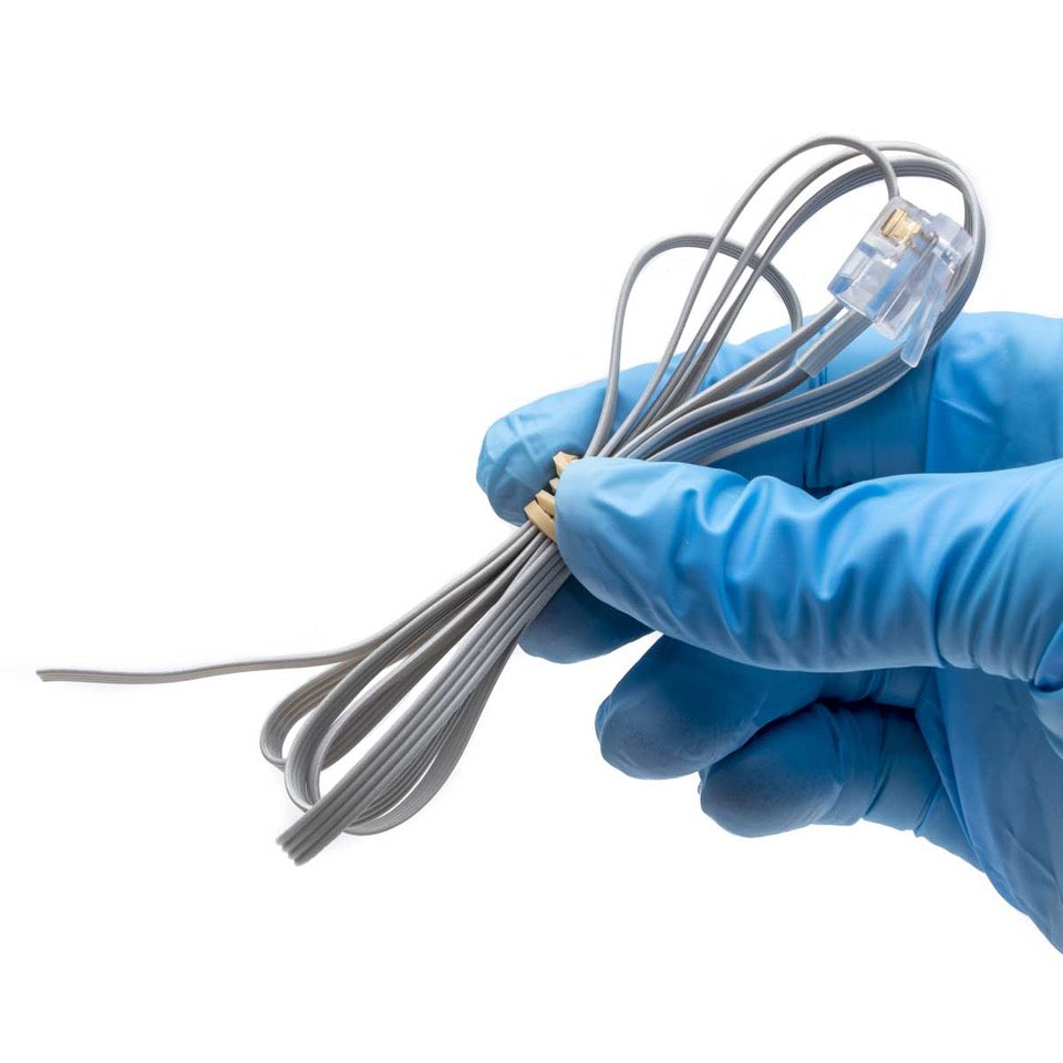 6 Replacement Modular Cables for DAM50 Bioamplifier