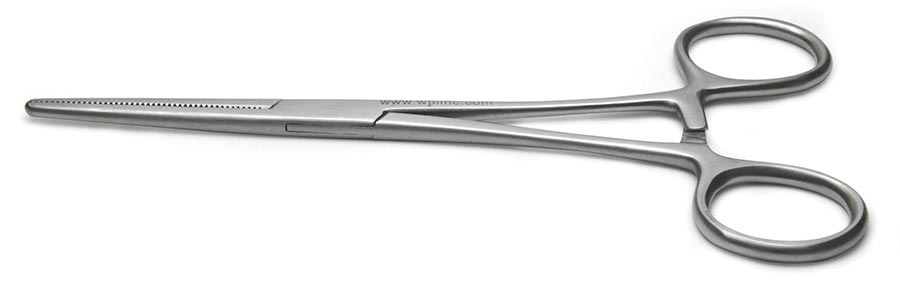 PRECISE CANADA 12" Pean Hemostat Locking Forceps - Straight, Stainless Steel (2 Pack)