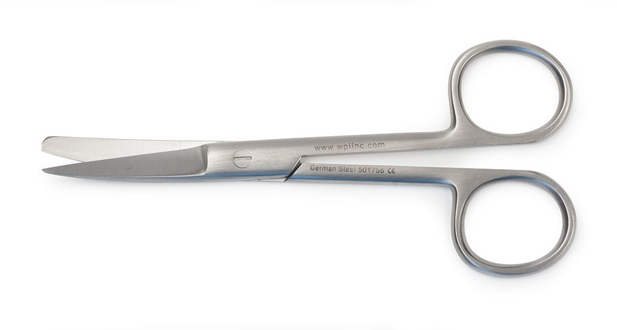 Operating Scissors, Curved, 11.5cm