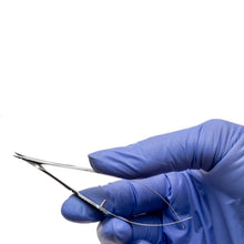 Vannas Tubingen Style Scissors, 8 cm (3"), 3 mm Blades, Stainless Steel, Straight or Curved, WPI Premium