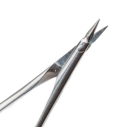 Vannas Tubingen Style Scissors, 8 cm (3"), 3 mm Blades, Stainless Steel, Straight or Curved, WPI Premium