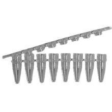Microcentrifuge Tube Strips, 0.2 mL, Flat Cap, pkg of 250