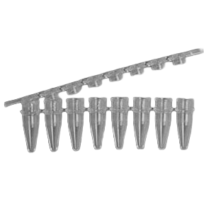 Microcentrifuge Tube Strips, 0.2 mL, Flat Cap, pkg of 250
