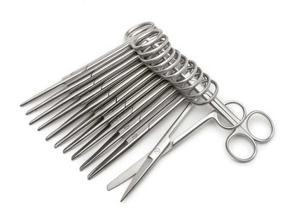 Operating Scissors, 14 cm, 12-pack, Disposable