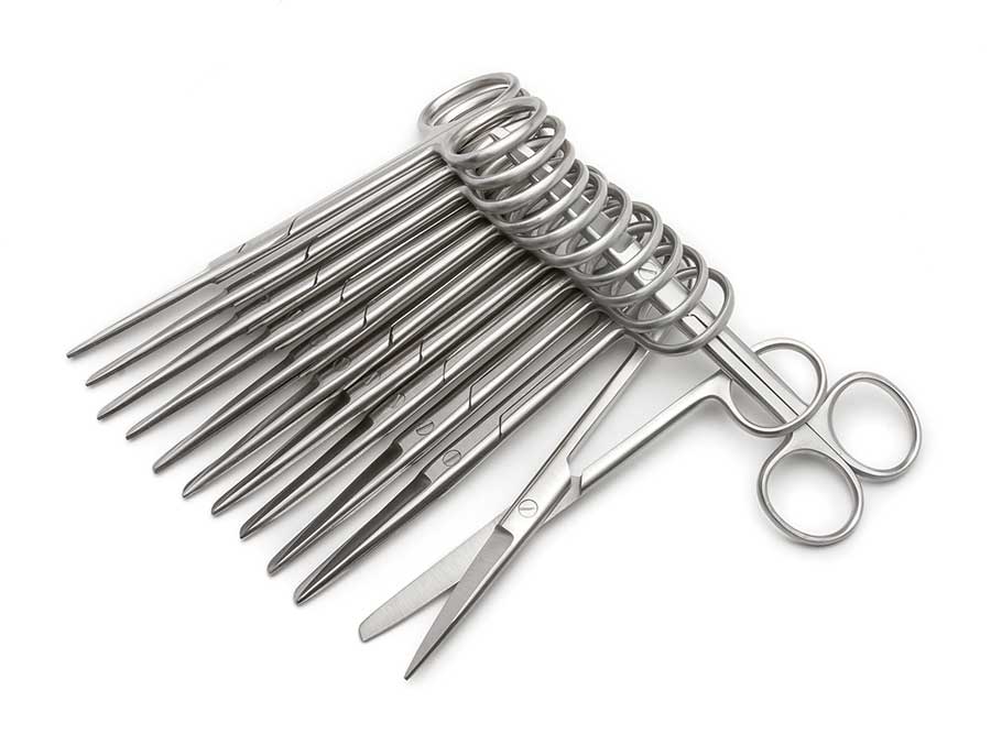 Operating Scissors, 14 cm, 12-pack, Disposable