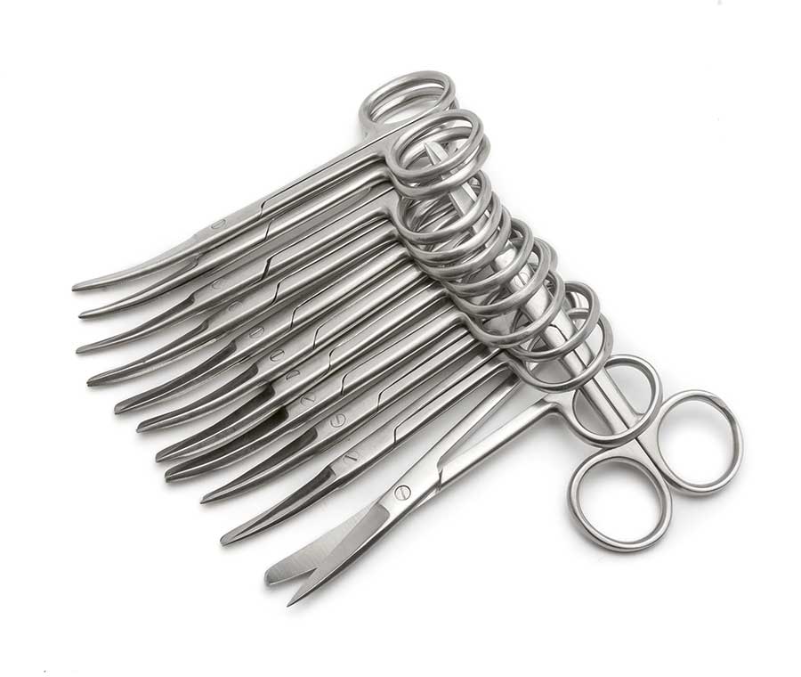 Operating Scissors, 14 cm, 12-pack, Disposable
