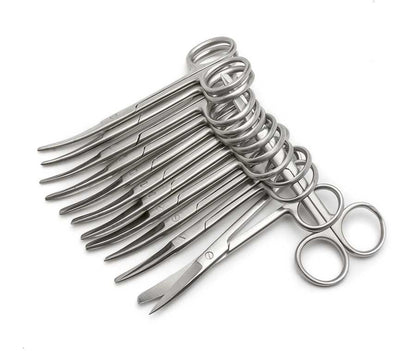 Operating Scissors, 14 cm, 12-pack, Disposable