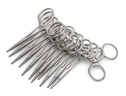 Hartman Mosquito Forceps, 9cm, 12-pack, Disposable