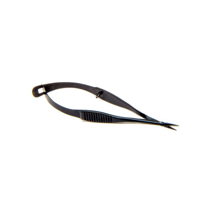 Vannas Tubingen Scissors, 8 cm (3"), Ceramic Coated, 5 mm Cutting Edge, Stainless Steel, Straight or Curved, WPI Premium