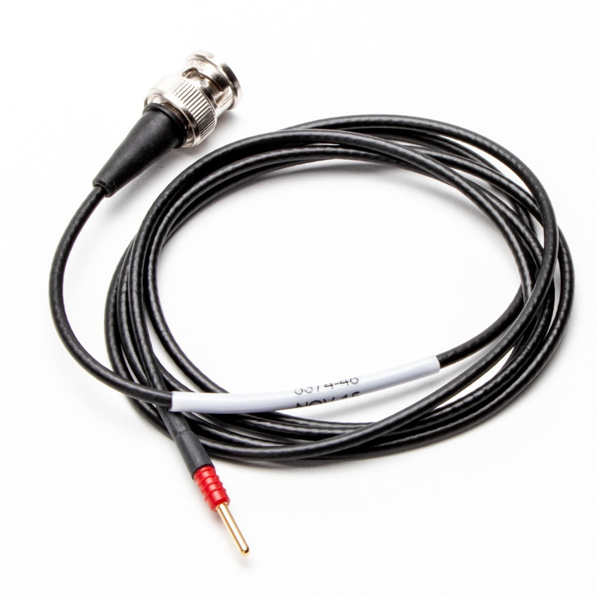 Low-noise cable for Microelectrode Holder, A: BNC (male), B: pin