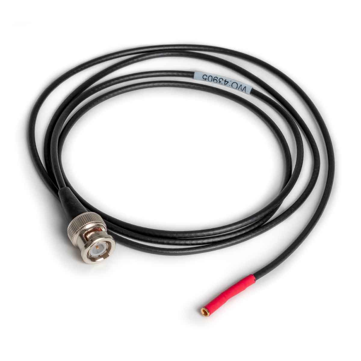 Low-noise cable for Microelectrode Holder, A: BNC (male), B: jack