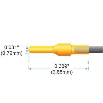 Gold-Plated Electrode Tips, pkg of 50