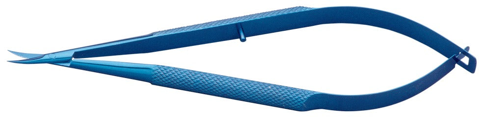 Castroviejo Curved Scissors, 12cm, Titanium