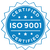 ISO 9001 Certified badge