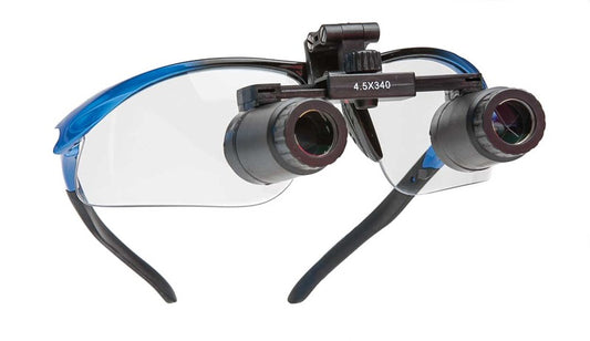 Binocular Loupes with prism, 4.5x, 34cm