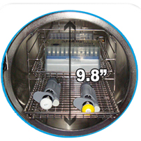 Benchtop Autoclave, 16 Liter, Tray dimensions 16.5 x 27 cm (6.5x10.75")