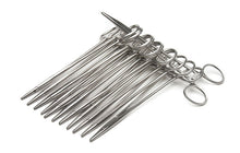 Crile Wood Needle Holders, Straight, 12-pack, Disposable