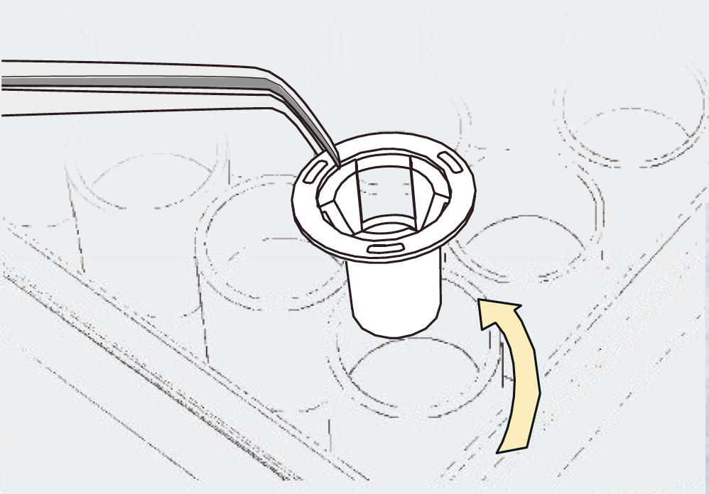 SUMILON Companion Plate for 24 Well Cell Culture Inserts, Pkg of 12