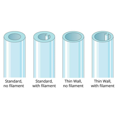 Thin Wall Glass Capillaries, No filament