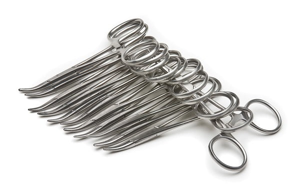 Hartman Mosquito Forceps, 9cm, 12-pack, Disposable