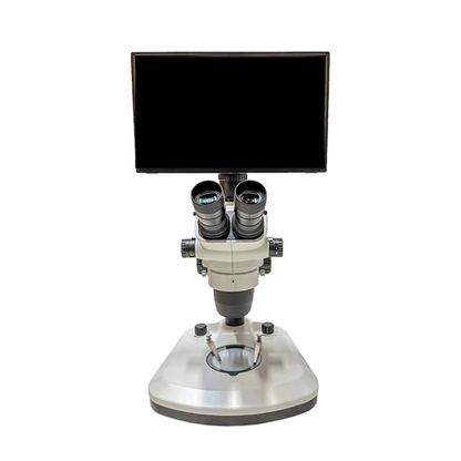 PRO PZMVI Trinocular Stereoscope, 4K Camera and 13" HD Monitor