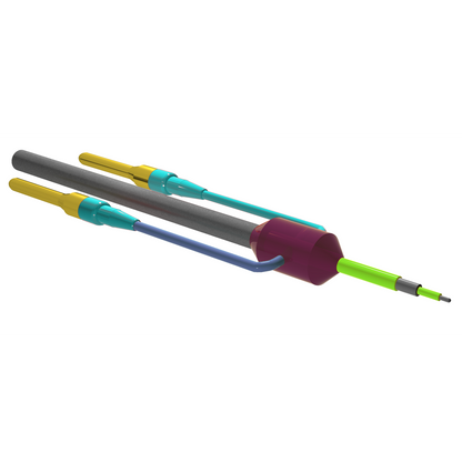 Concentric Bipolar Electrodes with Extension, Rhodes Style Tip