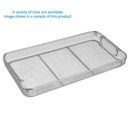 Wire Mesh Sterilization Baskets, Drop Handles