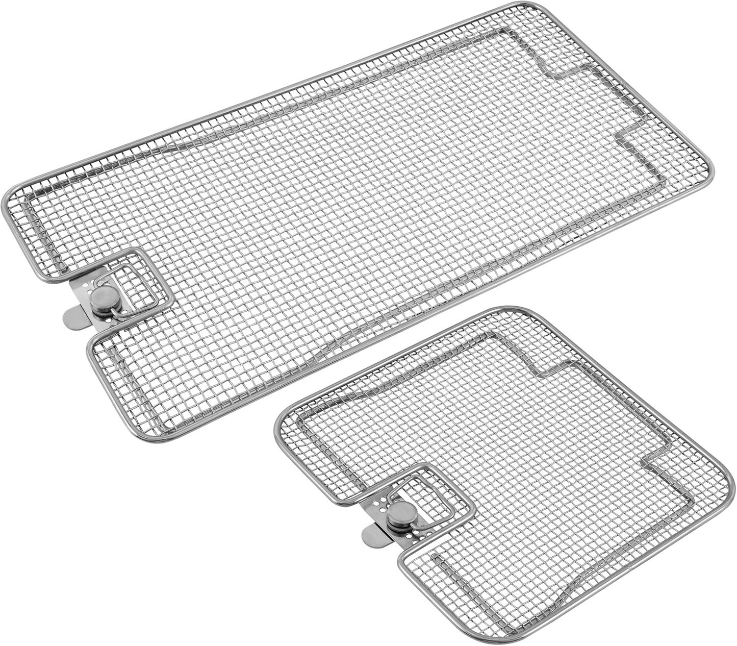 Lids for Wire Mesh Sterilization Baskets, Double Frame