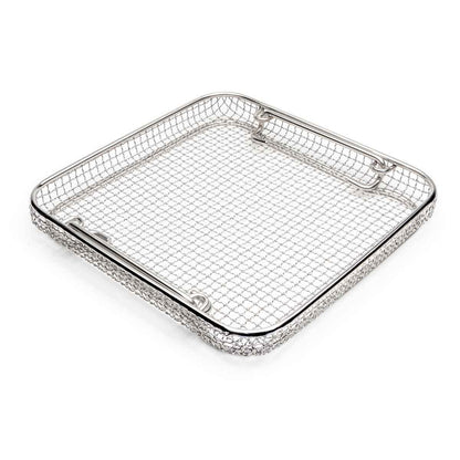 Crimped Wire Mesh Sterilization Baskets, Tilted Handles