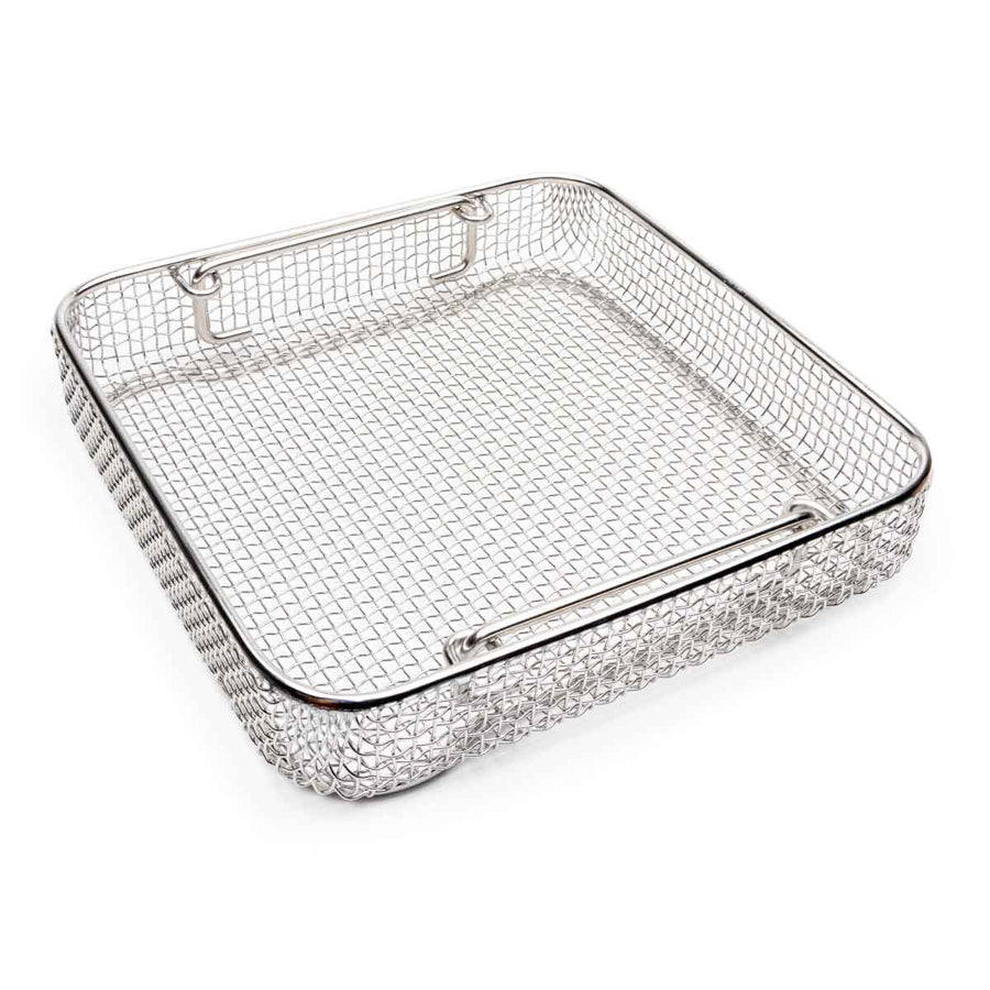 Wire Mesh Sterilization Baskets, Drop Handles