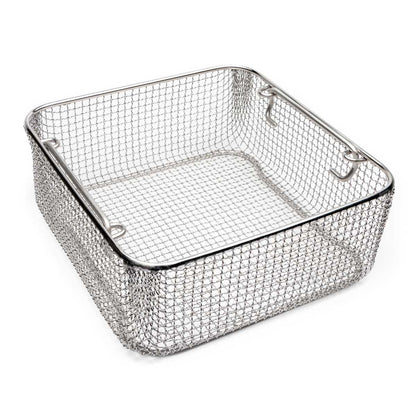 Crimped Wire Mesh Sterilization Baskets, Tilted Handles