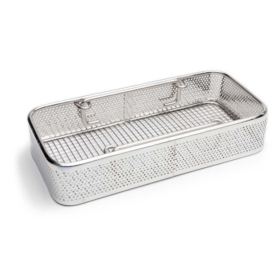 Sterilization Baskets, Side Perforated, Flat Base