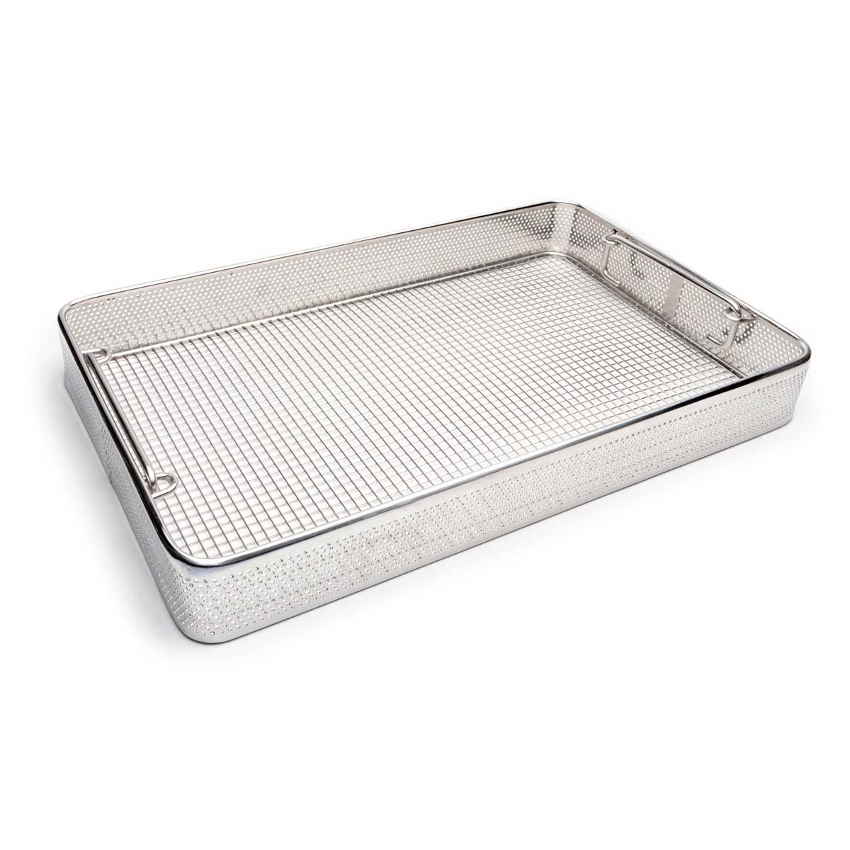 Sterilization Baskets, Side Perforated, Flat Base