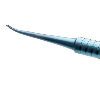 Titanium Troutman Needle Holder with Lock, 11.5cm, Curved, Blunt Tips