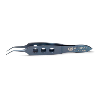 Kelman-McPherson Forceps, 8.5 cm, 45 Angled Tips, 7.5 mm Smooth Jaw, Titanium