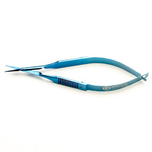 Vannas Capsulotomy Scissors, 10.8 cm (4.25"), 10.5 mm Straight Blades, Non-Magnetic, Titanium